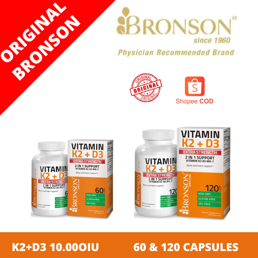 Bronson Vitamin K2 D3 10,000 IU
